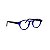Óculos de Grau Gustavo Eyewear G85 2 na cor azul e hastes pretas. Modelo unisex - Imagem 2
