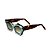 Óculos de sol Gustavo Eyewear G92 4. Cor: Acqua. Haste animal print. Lentes cinza. - Imagem 3