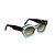 Óculos de sol Gustavo Eyewear G92 4. Cor: Acqua. Haste animal print. Lentes cinza. - Imagem 2