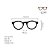 Armação para óculos de Grau Gustavo Eyewear G77 5. Cor: Vermelho translúcido e âmbar. Haste vermelha. - Imagem 4