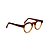 Armação para óculos de Grau Gustavo Eyewear G77 6. Cor: Marrom translúcido e âmbar. Haste marrom. - Imagem 2