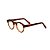 Armação para óculos de Grau Gustavo Eyewear G77 6. Cor: Marrom translúcido e âmbar. Haste marrom. - Imagem 3