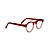Armação para óculos de Grau Gustavo Eyewear G77 9. Cor: Vermelho translúcido e fumê. Haste vermelha. - Imagem 2