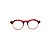 Armação para óculos de Grau Gustavo Eyewear G77 9. Cor: Vermelho translúcido e fumê. Haste vermelha. - Imagem 1