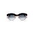 Óculos de sol Gustavo Eyewear G60 2. Cor: Preto, nude e branco. Haste preta. Lentes cinza. - Imagem 1