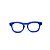 Óculos de Grau Gustavo Eyewear G94 4 na cor azul e hastes animal print. Modelo masculino. - Imagem 1