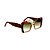 Óculos de sol Gustavo Eyewear G59 6. Cor: Âmbar, marrom e vermelho. Haste marrom. Lentes marrom. - Imagem 2