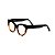 Armação para óculos de Grau Gustavo Eyewear G65 13. Cor: Preto com animal print. Haste preta. - Imagem 3