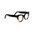 Armação para óculos de Grau Gustavo Eyewear G65 13. Cor: Preto com animal print. Haste preta. - Imagem 2