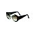 Óculos de sol Gustavo Eyewear G60 4. Cor: Verde translúcido e acqua. Haste verde. Lentes marrom. - Imagem 3