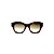 Óculos de Sol Gustavo Eyewear G58 10. Cor: Animal print. Haste animal print. Lentes marrom. - Imagem 1