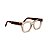 Armação para óculos de Grau Gustavo Eyewear G57 23. Cor: Âmbar translúcido. Haste animal print. - Imagem 2