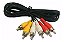 Cabo de Audio e Video 3Rca Av X 3Rca Av 1,5m - Imagem 2