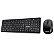Teclado e Mouse Sem fio Kit Exbom ABNT2 BK-S1000F - Imagem 1