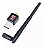 Adaptador Placa de Rede Wifi Com Antena 150mbps Usb 802.iin - Imagem 1