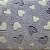 Tecido para Manta de Microfibra Ultra Soft Tema Coração cor Lilás 1,60mt de Largura - Imagem 1