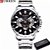 Relógio Curren 8363  Masculino Prata - Imagem 1