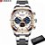 Relógio Curren 8355 Masculino Dourado - Imagem 1