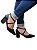 Scarpin Cruzado Preto LISO Salto Alto - Imagem 2
