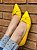 Sapatilha Comfort Bico Fino Cruzada Amarela - Imagem 3