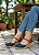 Anabela Espadrille Fivela Jeans/Caramelo - Imagem 1