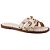 Chinelo Rasteira Boton Off White - Imagem 2