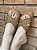 Chinelo Flat Cruzado Palha Caramelo - Imagem 1