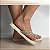 Chinelo Flat Arco Strass Off White - Imagem 1