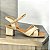Sandália Salto Bloco Classic Off White - Imagem 4