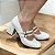 Sapato Mary Jane fivela dupla Off white - Imagem 1