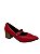 Scarpin salto Cortiça vermelho - Imagem 3
