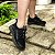 Tênis Meia Shoes Preto sola Preta - Imagem 2