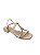 Sandália Saltinho Pedraria Napoli Nude - Imagem 2