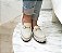 Mocassim Tratorado Off White Fivela Dourada - Imagem 2