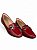 Mocassim Fivela Quadrada Vermelho Verniz - Imagem 3