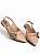 Sapatilha  SLINGBACK  Fivela Dupla Nude - Imagem 4