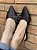 Sapatilha  SLINGBACK  Fivela Dupla Preta - Imagem 1