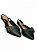 Sapatilha  SLINGBACK  Fivela Dupla Preta - Imagem 4