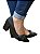 Sapato Scarpin Inglaterra Preto Salto Alto - Imagem 4