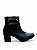 Bota Salto Bloco Fivela Preta - Imagem 4