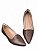 Slipper Bico fino Café Texturizado - Imagem 4