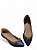 Sapatilha Bico Fino Jeans Glitter Caramelo - Imagem 4