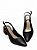 Scarpin Slingback Preto Liso - Imagem 3