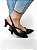 Scarpin Slingback Salto Fino Preta - Imagem 1