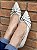 Sapatilha Bico Fino Tiras Glacial Off-White - Imagem 3
