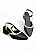 Scarpin Slingback Tina Preto/Nude - Imagem 5