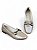 Mocassim Fivela Quadrada Nude Verniz - Imagem 4