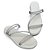 Sandália Flat 2 em 1 Pedraria Off-White - Imagem 3