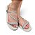 Sandália Flat 2 em 1 Pedraria Off-White - Imagem 2