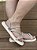 Sandália Flat 2 em 1 Pedraria Off-White - Imagem 5